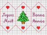 Déco de sapin de Noël 2023 : Sapin Joyeux Noël et Bonne Année