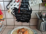 Flan pâtissier et sa compotée poire et abricot à l’ AirFryer