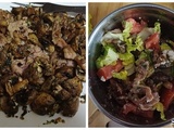 Fricassée champignons de Paris et andouille au AirFryer