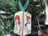 Fuseau Bonhomme de neige pour votre sapin