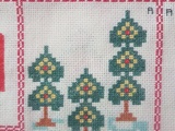 Nouvelle case a, 3 Sapins Coeurs n° 2, pour le Plaid en Fêtes