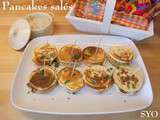 Pancakes salés pour brunch du dimanche, au Thermomix