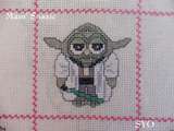 Plaid Chouette brodée 133 : Maître Yoda de Star Wars