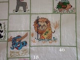 Pose de la Case 0 , sur le Plaid Balade au Zoo