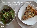 Quiche aux Champignons Géants et Christophine, de Mamigoz