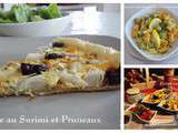 Quiche Surimi Pruneaux ou  Surimi Spaghettis aux Saveurs Orientales