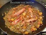 Saucisses-Lentilles à l’ancienne, de Mamigoz