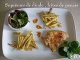 Suprêmes de Dinde Tandoori, frites légères de panais, de Mamigoz