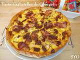 Tarte aux tagliatelles de Courgette, Curcuma, Chorizo et Lard fumé