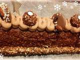 🎄 Bûche au deux chocolats glaçage rocher 🎄