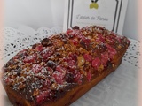 Cake pralines/noix d'octobre rose