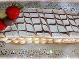 Mille feuille aux fruits rouges