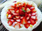 Pavlova aux fraises