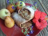 Strudel aux poires et pommes du jardin