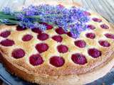 Tarte amandine à la framboise