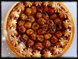 Tarte aux mirabelles spéculos thym citronné