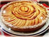 Tarte aux pommes rosace