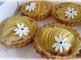 Tartelettes aux pommes/crème vanille