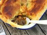 Beef pie ou tourte au boeuf et champignons