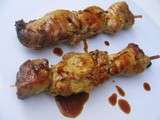 Brochettes de poulet façon yakitori