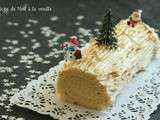 Bûche de Noël à la vanille * Recette disponible