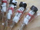 Cadeau gourmand : le bonhomme de neige marshmallow