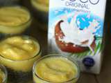 Crème mangue, graines de chia et coco