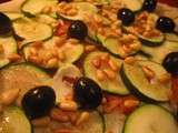 Cuisine du placard : Tarte tomates, courgettes, pignons