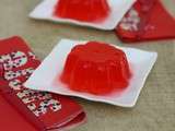 Jelly (Jello) à la fraise comme en Angleterre