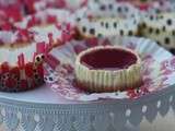 L'astuce pour faire des mini cheesecakes facilement : mini cheesecake au coulis de framboise