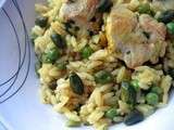 Riz pilaf aux pistaches