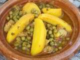 Tajine de veau aux petits pois et pommes de terre (au Délicook)