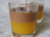 Verrine chocolat/orange