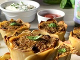 Bouchées provençales en coque de pommes de terre