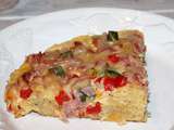 Bread-quiche aux poivrons (facile et rapide)