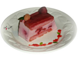 Bûche bavaroise aux framboises