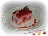 Bûche bavaroise aux framboises