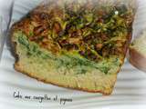 Cake aux courgettes et pignons