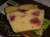 Cake citron framboises ( sans farine)