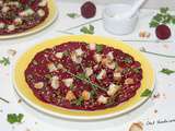 Carpaccio de betteraves aux herbes