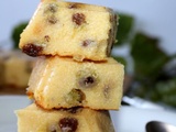 Carrés de polenta aux 2 raisins