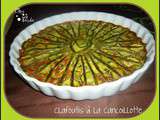 Clafoutis de courgettes a la cancoillotte