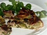 Clafoutis de jambon et courgette