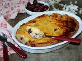 Clafoutis floraline aux cerises