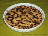 Clafoutis pommes raisins à la semoule