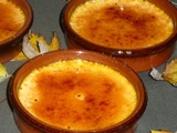 Crème brûlée de potiron