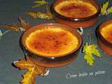 Crème brûlée de potiron