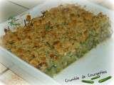 Crumble de courgettes