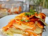 Dauphinois de carottes et pommes de terre