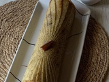 Gâteau d'avoine, bananes aux éclats de dattes
